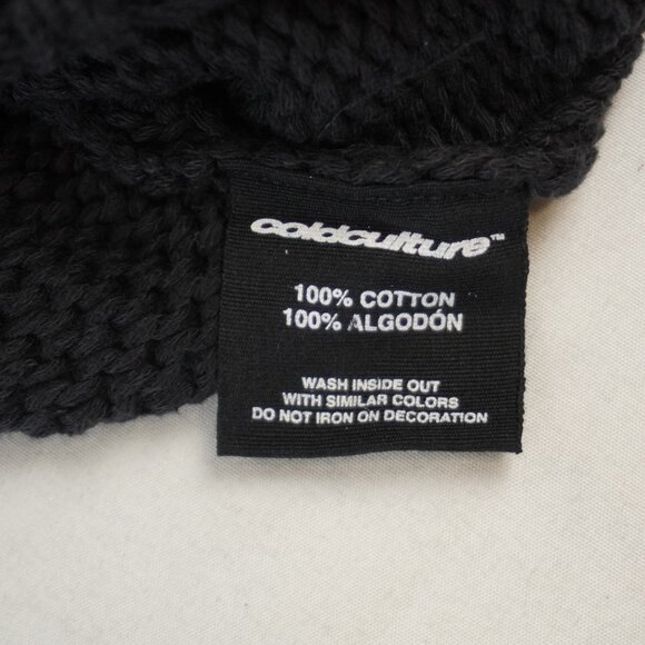 ColdCulture Patterned Knit Boxy Fit Sweater in Black - Size Small - NWT - Picture 5 of 8